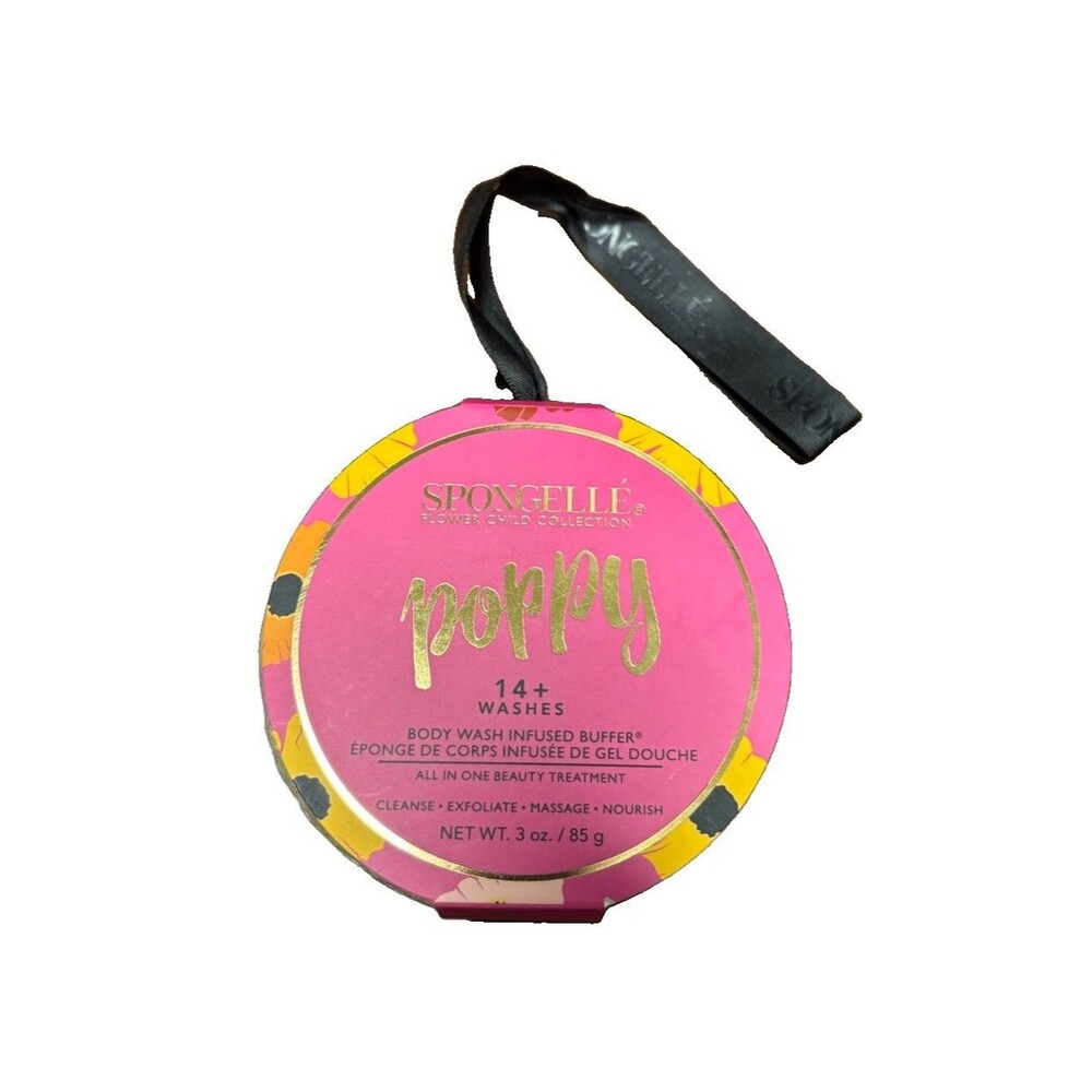 SPONGELLE BODY SPONGE Buffer Scrub POPPY
